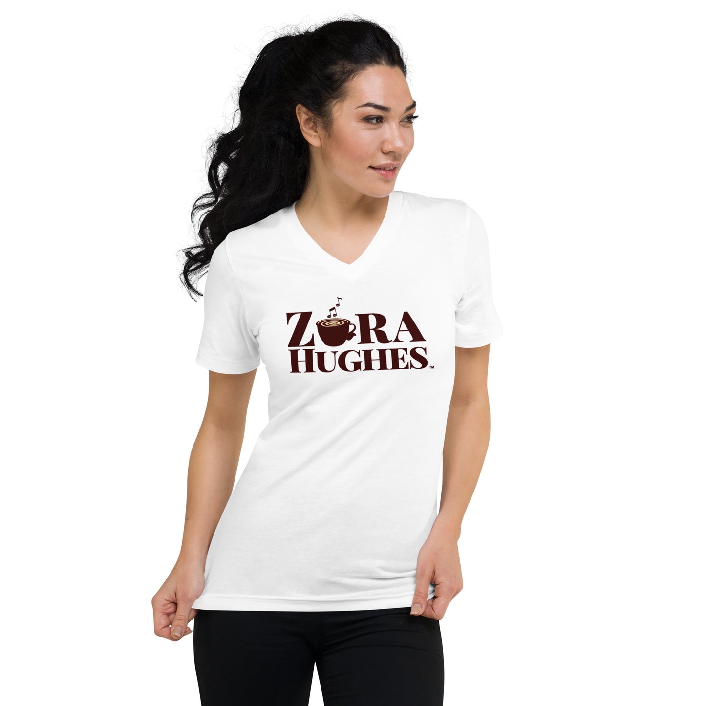 Unisex Short Sleeve V-Neck T-Shirt - ZoraHughes™