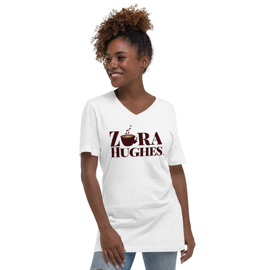 Unisex Short Sleeve V-Neck T-Shirt - ZoraHughes™